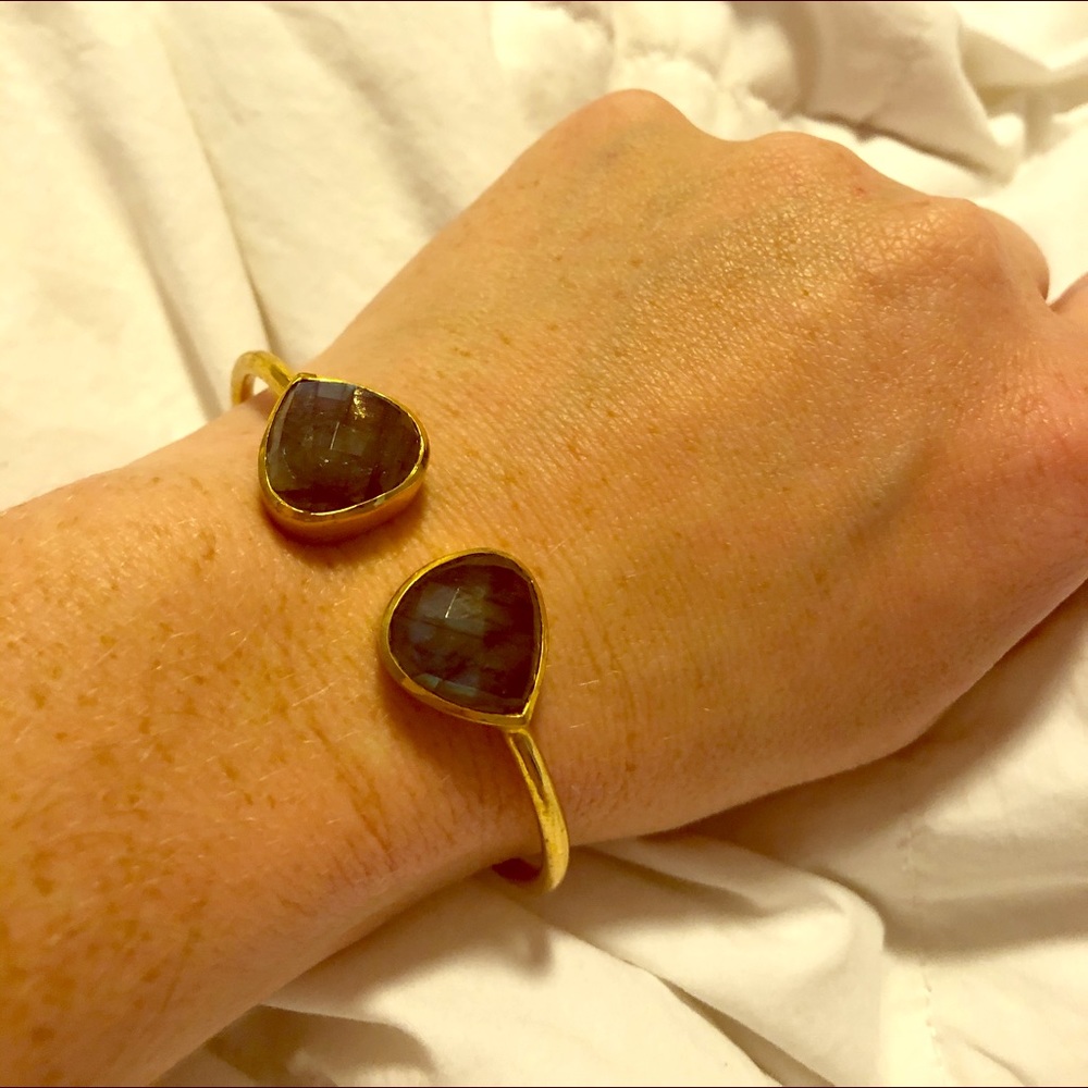 Authentic Margaret Elizabeth labradorite Bangle